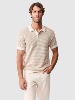 Rodd & Gunn Oyster Island Cotton Polo Shirt, Acorn, Acorn