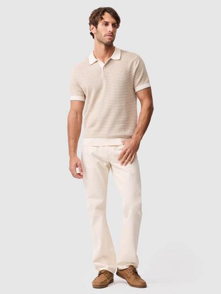 Rodd & Gunn Oyster Island Cotton Polo Shirt, Acorn - view 2, Acorn