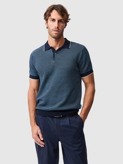 Rodd & Gunn Oyster Island Cotton Polo Shirt, Teal, Teal