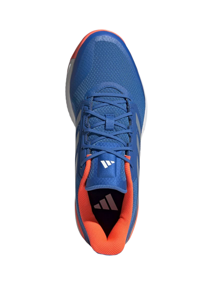 adidas Unisex Flexcloud 2.1 Hockey Shoes - view 2, Blue/Silver/Orange