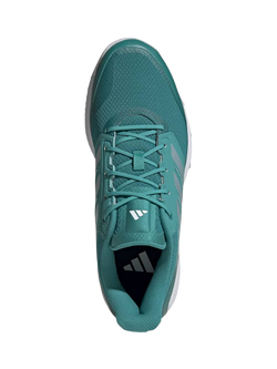 adidas Unisex Flexcloud 2.1 Hockey Shoes - view 2, Teal/Silver/Grey