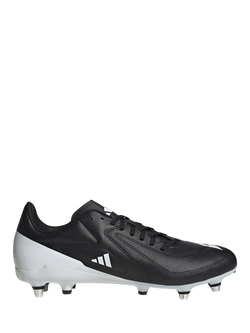 adidas Men's RS15 Rugby Boots, Black/White/Silver