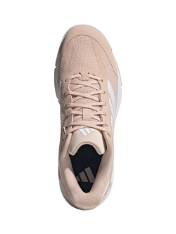 adidas Women's Netcourt Pro Netball Shoes - view 2, Pink/White/Black