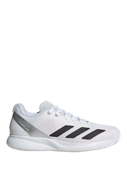 adidas Men's Courtflash Speed 2 Tennis Shoes, White/Black, White/Black