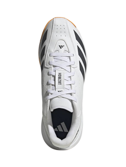 adidas Men's Howzat Spikeless Cricket Shoes, White/Onyx/Orange - view 2, White/Onyx/Orange