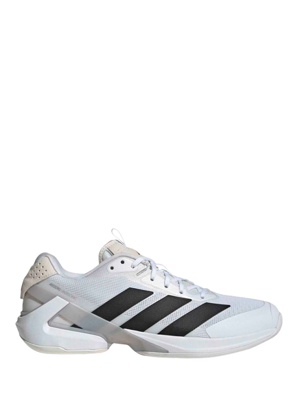 adidas Men's Adizero Ubersonic 5 Shoes, White/Black/Silver, White/Black/Silver