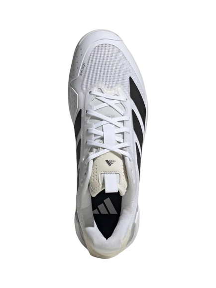 adidas Men's Adizero Ubersonic 5 Shoes, White/Black/Silver - view 2, White/Black/Silver