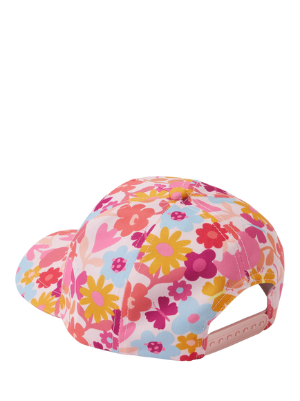 Angels by Accessorize Kids' Floral Cap, Multi - view 2, Multi