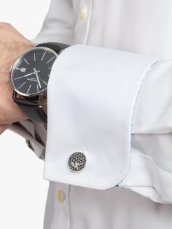 Simon Carter Honey Bee Cufflinks, Silver/Grey - view 2, Silver Grey