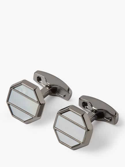 Simon Carter Shoji Mop Cufflinks, Pearl, Pearl