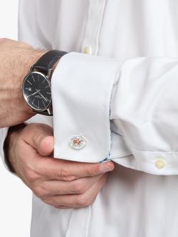 Simon Carter Stubbs Horse Cufflinks, Pearl//Multi - view 2, Pearl Multi