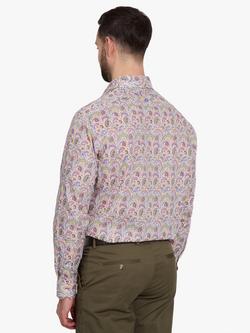 Simon Carter Jasvinder Paisley Cotton Shirt, Multi - view 2, Multi