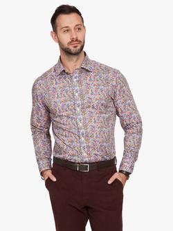 Simon Carter Nell Annie May Tailored Fit Cotton Shirt, Multi, Multi
