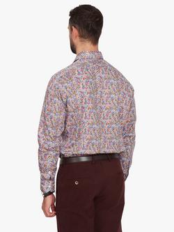 Simon Carter Nell Annie May Tailored Fit Cotton Shirt, Multi - view 2, Multi