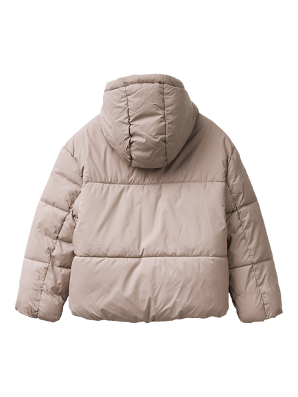 Benetton Kids' Puffer Jacket, Beige - view 2, Beige