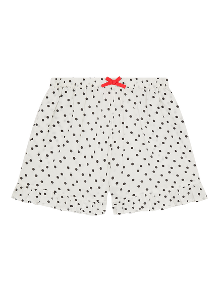 Angels by Accessorize Kids' Polka Dot Shorts, White - view 2, White