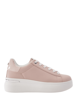 Moda in Pelle Beelia Porvair Flatform Lace Up Trainers, Cameo, Cameo