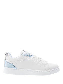 Moda In Pelle Berenise Porvair Lace Up Trainers, White