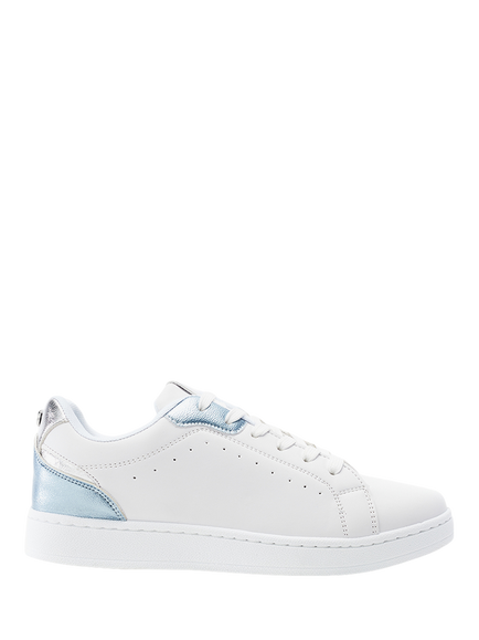 Moda In Pelle Berenise Porvair Lace Up Trainers, White