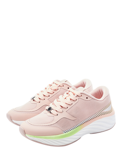 Moda in Pelle Damara Flatform Lace Up Trainers - view 2, Pink/Multi
