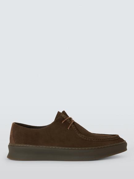 John Lewis Kemble Leather Shoes, Brown Mid, Brown Mid