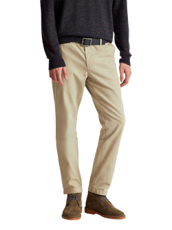 Benetton Cotton Slim Fit Chinos, Brown