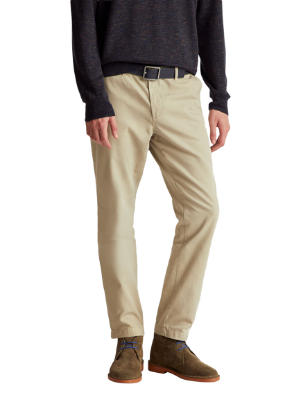 Benetton Cotton Slim Fit Chinos, Brown
