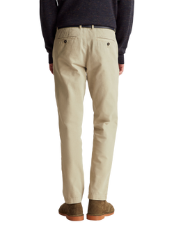 Benetton Cotton Slim Fit Chinos - view 2, Brown