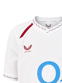 Castore Kids' RFU England Rugby 26/27 Home Replica Shirt, White - view 2, White