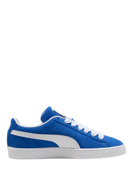 PUMA Men's Classic Suede Trainers, Mountain Blue/White, Mountain Blue/White