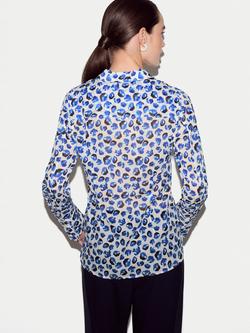 Jigsaw Ditsy Poppy Shirt, Blue/Multi - view 2, Blue/Multi