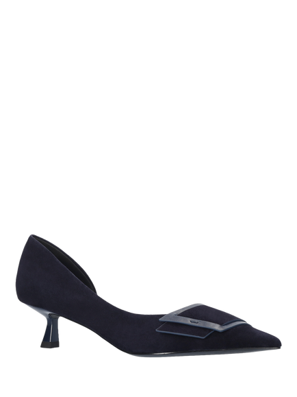 Bibi Lou Astra Heeled Pumps, Marino - view 2, Marino
