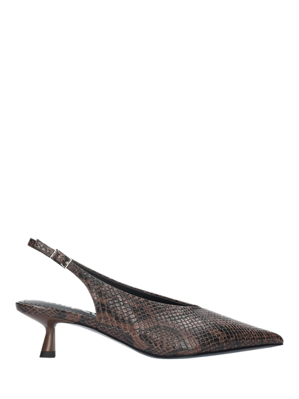 Bibi Lou Tiare Slingback Pumps, Snake, Snake