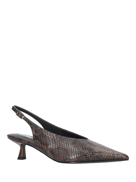 Bibi Lou Tiare Slingback Pumps, Snake - view 2, Snake