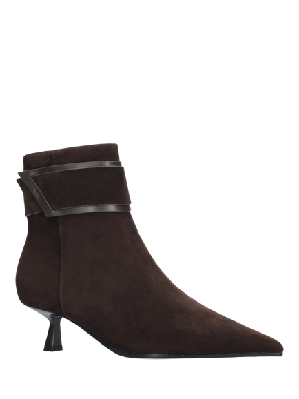 Bibi Lou Astra Suede Ankle Boots, Maron - view 2, Maron