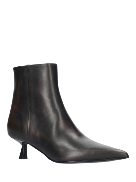 Bibi Lou Sakura Leather Ankle Boots, Brushed Leather - view 2, Brushed Leather
