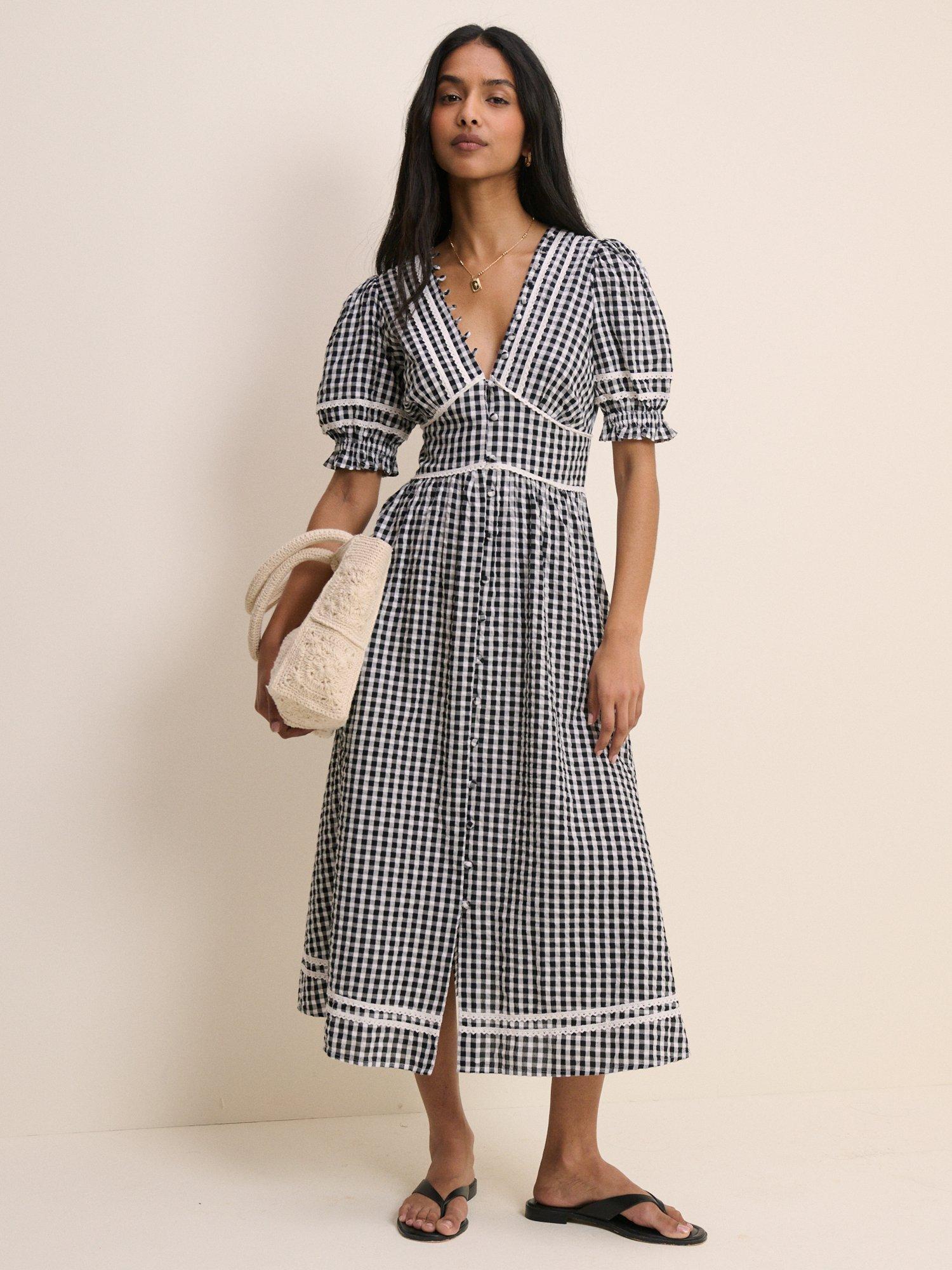ワンピース FORHER French Chic Gingham Dress 014406769?fmt=auto&$background