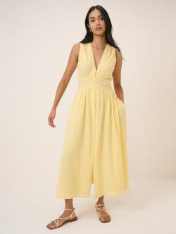 sachin and babi light blue dress Yellow Slit Dress main image 1
