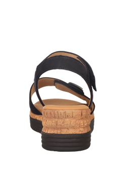 Gabor Shout Suede Sandals - view 2, Dark Blue