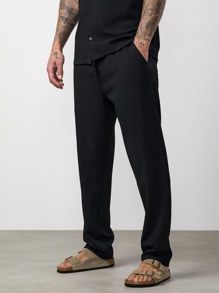 Gym King Signature Woven Trousers, Black