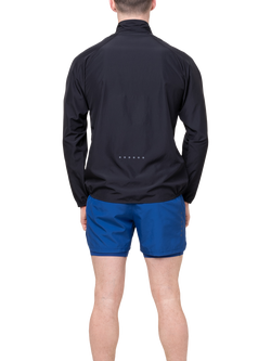 Ronhill Men's Core Running Jacket, Black/Bright White - view 2, Black/Bright White