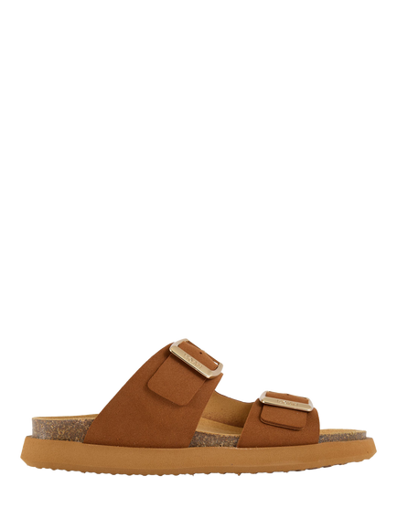 V.GAN Vegan Fenugreek Comfort Footbed Sandals, Tan