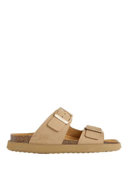 V.GAN Vegan Fenugreek Comfort Footbed Sandals, Taupe