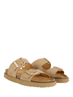 V.GAN Vegan Fenugreek Comfort Footbed Sandals - view 2, Taupe