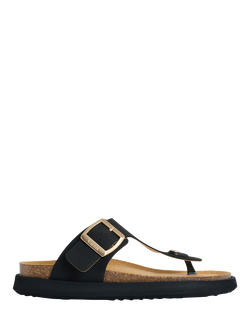 V.GAN Vegan Marjoram Comfort Footbed Sandals, Black