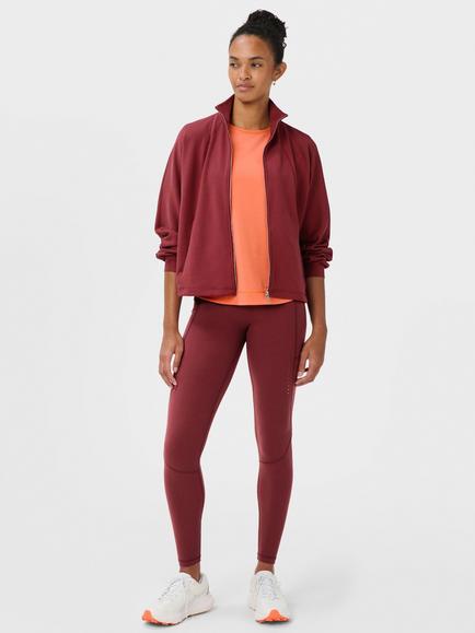 Sweaty Betty Reflective Running T-Shirt, Tuscan Orange - view 2, Tuscan Orange