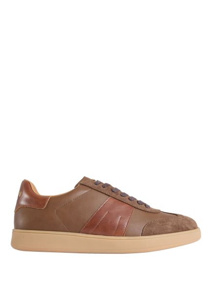 V.GAN Vegan Stem Lace Up Trainers, Tan
