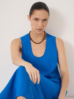 HUSH Sophie Air Flow Scoop Neck Dress containing LENZING™ ECOVERO™ Viscose - view 2, Sky Blue