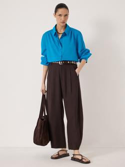 HUSH Dakota Cotton Blouse, Aqua Blue - view 2, Aqua Blue