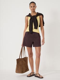 HUSH Bryce Chino Shorts, Dark Red - view 2, Dark Red
